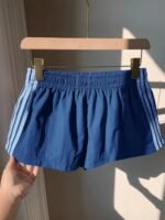 Women's Casual Athletic Shorts-Breathable Quick Dry Woven Elastic Waist Striped Pattern 100% Nylon - Image 4