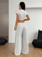 ODM-Women's Breathable, Eco-friendly, Sporty-style Long Two-Piece Set - Image 3