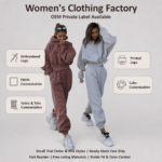 Custom Logo Women Winter Breathable Fleece Short Crop Top Hoodies Drawstring Hooded Pullover Set Elastic Waist Pants Streetwear