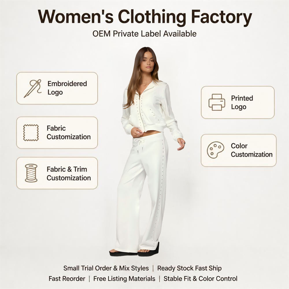 29-1 Women Fall Sets 2 Pieces Outfit Long Sleeves Blouse Pants Casual Lounge Comfortable Daily Wear Clothing Autumn Wholesale Factory - Image 1