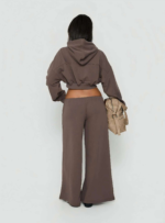 Women Fall Sets 2 Piece Outfit Casual Lounge Long Sleeve Top Pants Sets Autumn Clothing Comfortable Daily Wear Wholesale Factory - Image 3