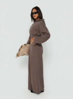 Women Fall Sets 2 Piece Outfit Casual Lounge Long Sleeve Top Pants Sets Autumn Clothing Comfortable Daily Wear Wholesale Factory - Image 4