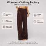 Women's Linen Pants High Waist Wide Leg Pleated Trousers Breathable Summer Palazzo Cotton Linen Casual Wholesale Custom OEM - Image 2